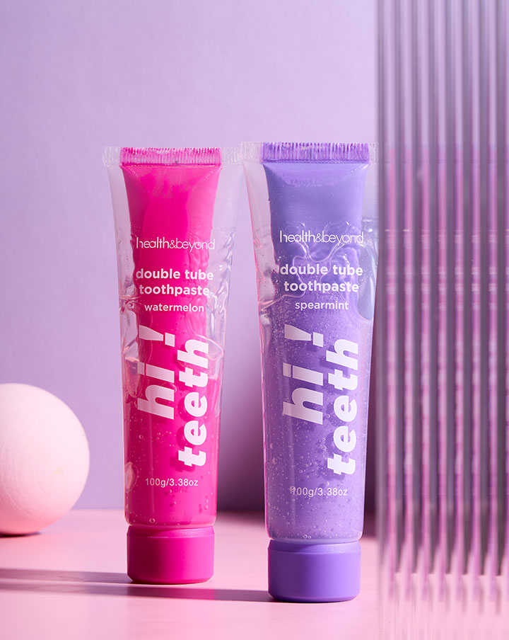 Tuplatuubi kaksoisvaikutteinen hammastahna