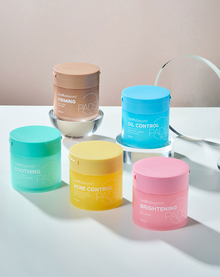 Aknea ehkäisevät ja kosteuttavat vanulappuja