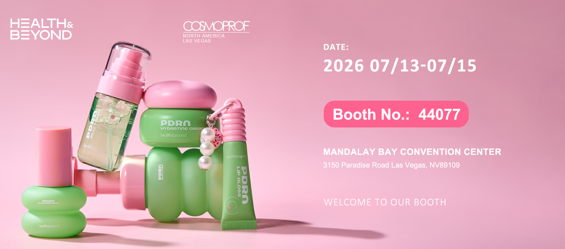 Tapaa Health & Beyond Cosmoprof North America Las Vegas 2026 -messuilla