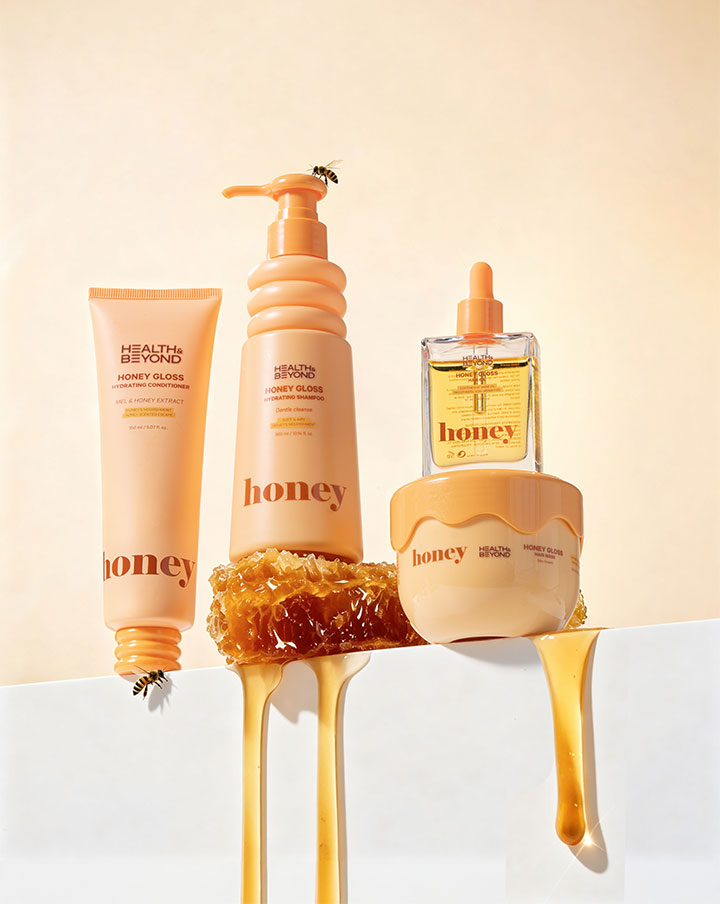 Hunajakiilto kosteuttava shampoo